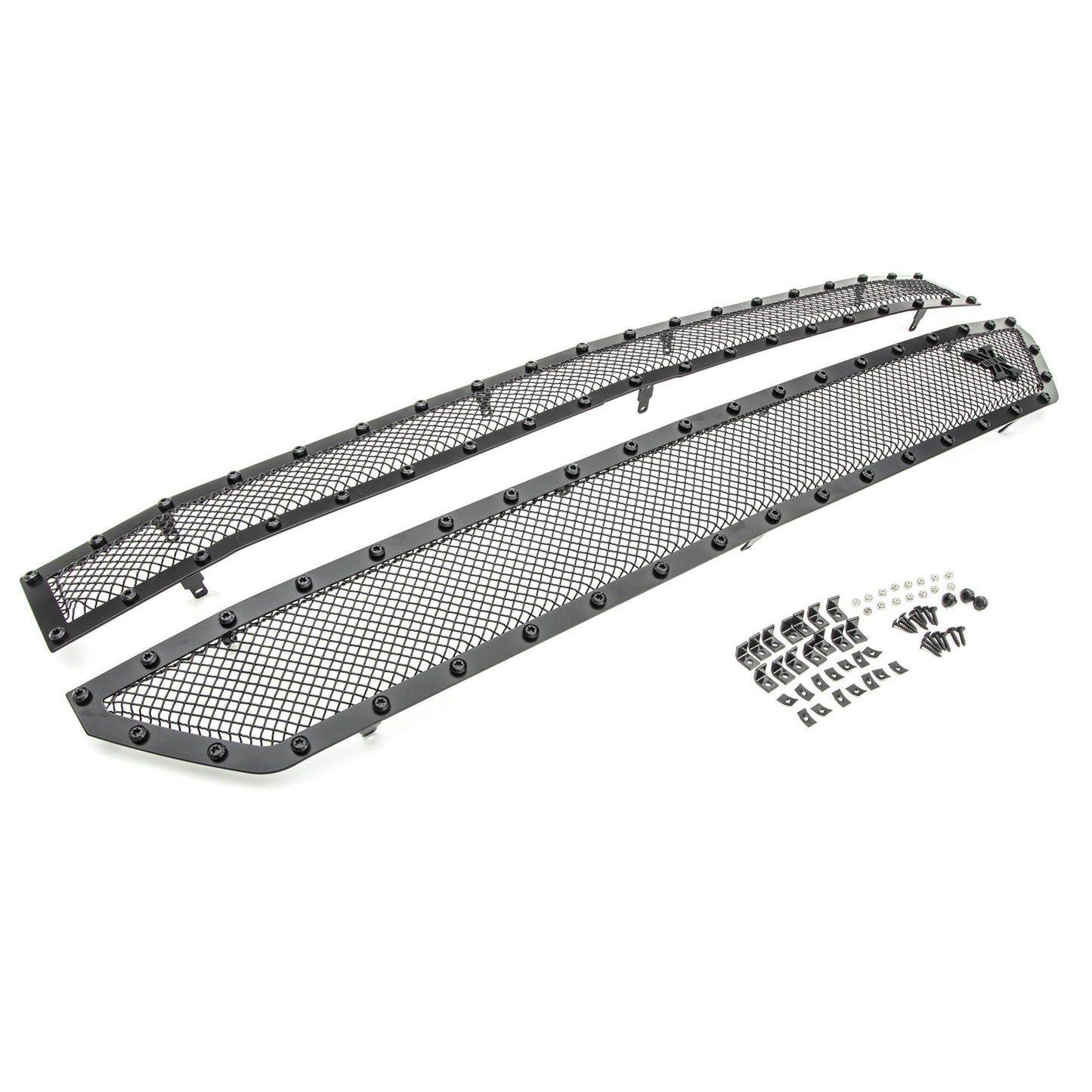 T-REX Grilles 6711241-BR Black Mild Steel Small Mesh Grille Fits 2016-2018 Chevrolet Silverado 1500 Z71