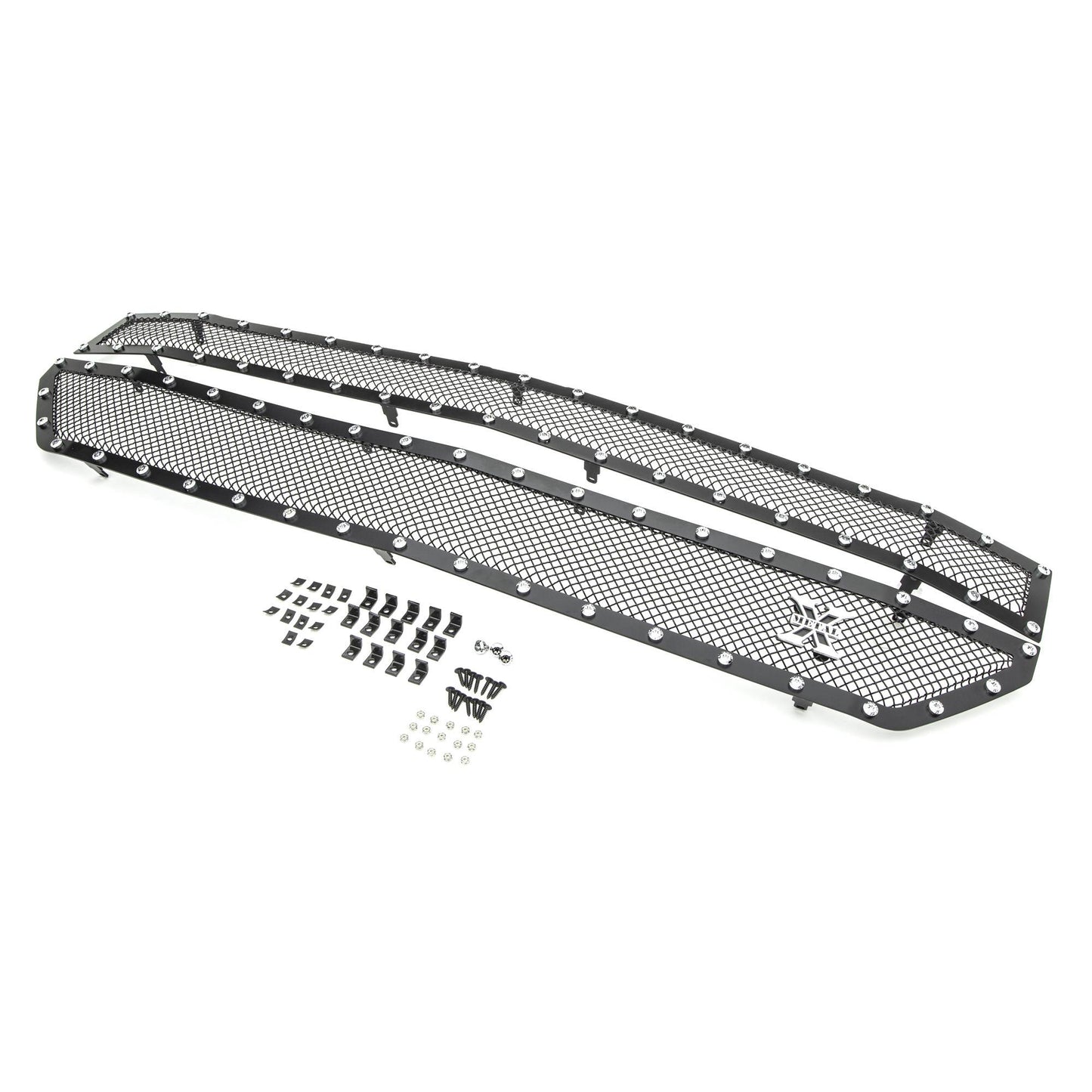 T-REX Grilles 6711241 Black Mild Steel Small Mesh Grille Fits 2016-2018 Chevrolet Silverado 1500 Z71
