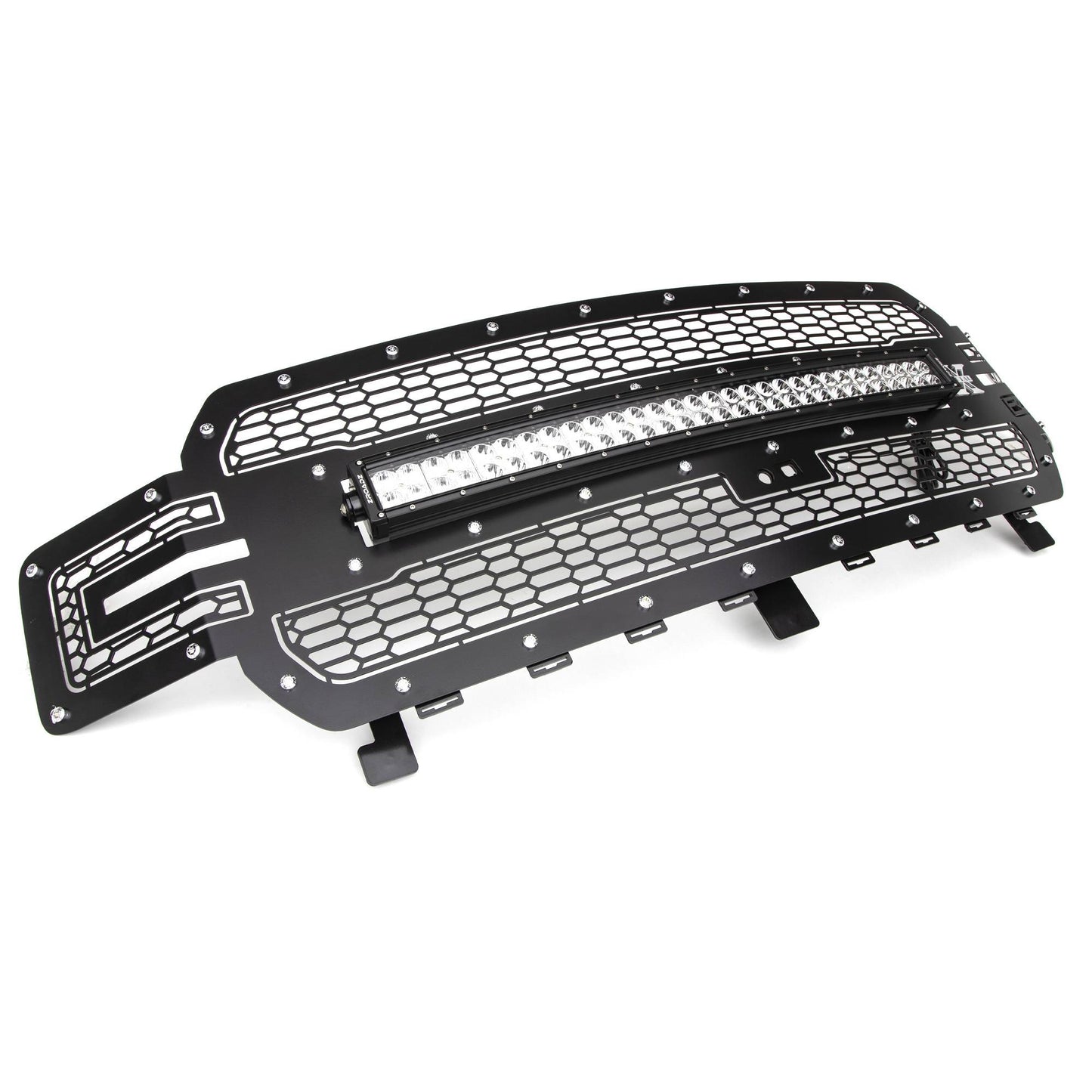 T-REX Grilles 7315751 Black Mild Steel Laser Cut Pattern Grille Fits 2018-2020 Ford F-150
