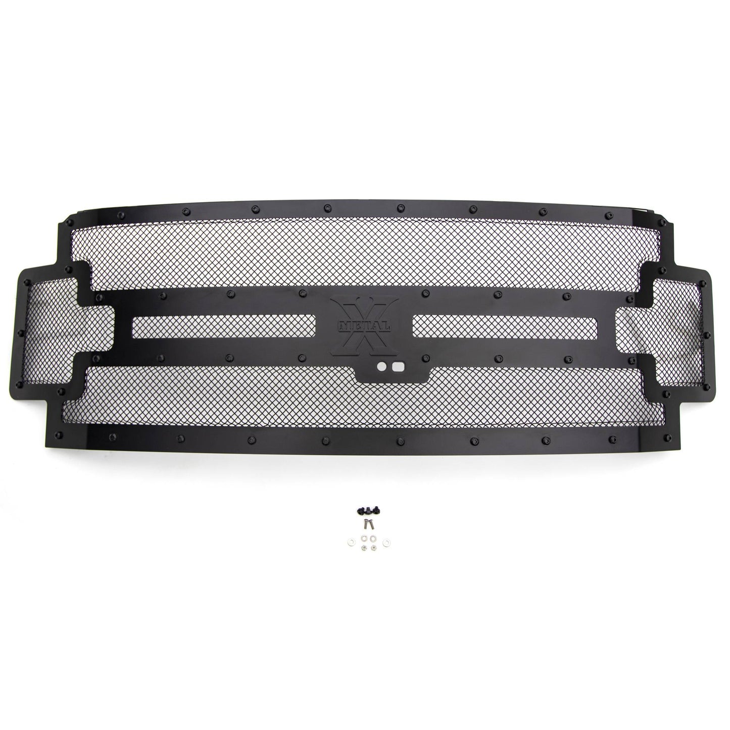 T-REX Grilles 6715371-BR Black Mild Steel Small Mesh Grille Fits 2017-2019 Ford F-250 F-350 F-450 F-550