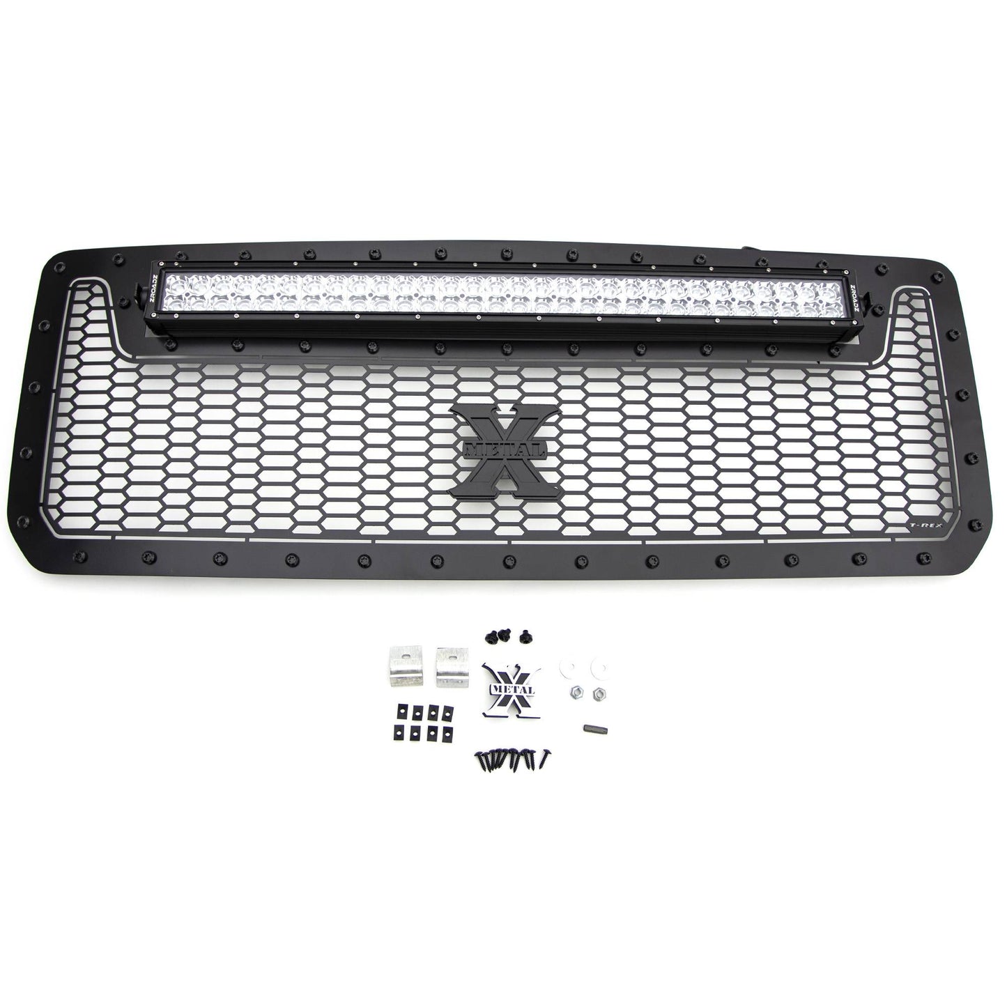 T-REX Grilles 7312111-BR Black Mild Steel Laser Cut Pattern Grille Fits 2015-2019 GMC Sierra 2500 Sierra 3500