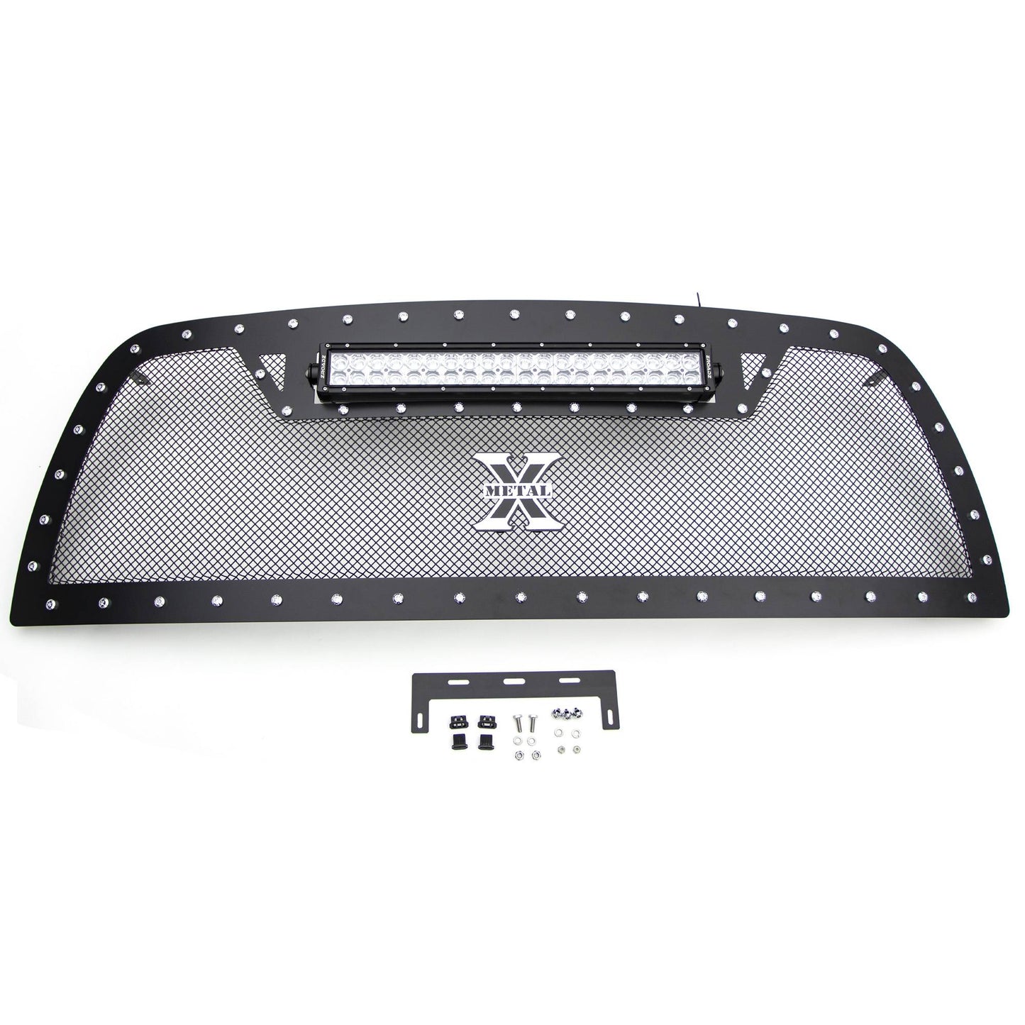 T-REX Grilles 6314531 Black Mild Steel Small Mesh Grille Fits 2010-2012 Ram 2500 3500