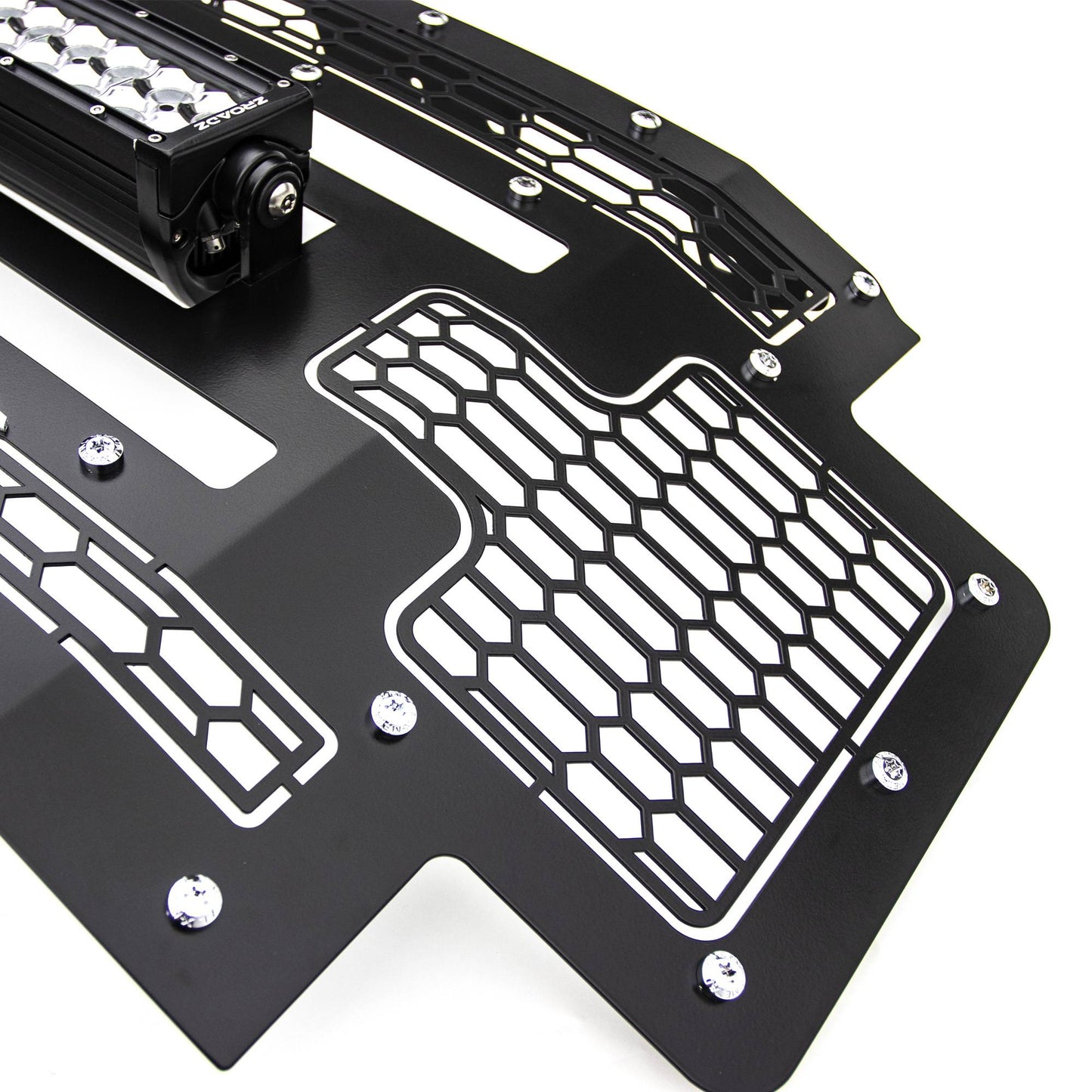 T-REX Grilles 7315471 Black Mild Steel Laser Cut Pattern Grille Fits 2017-2019 Ford F-250 F-350 F-450 F-550