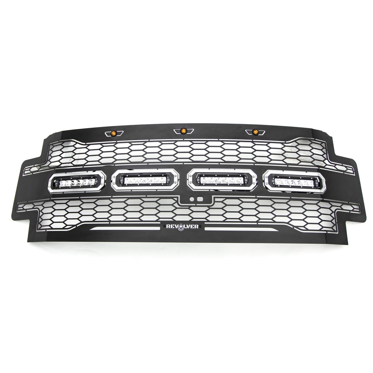 T-REX Grilles 6515631 Black Mild Steel Laser Cut Pattern Grille Fits 2017-2019 Ford F-250 F-350 F-450 F-550