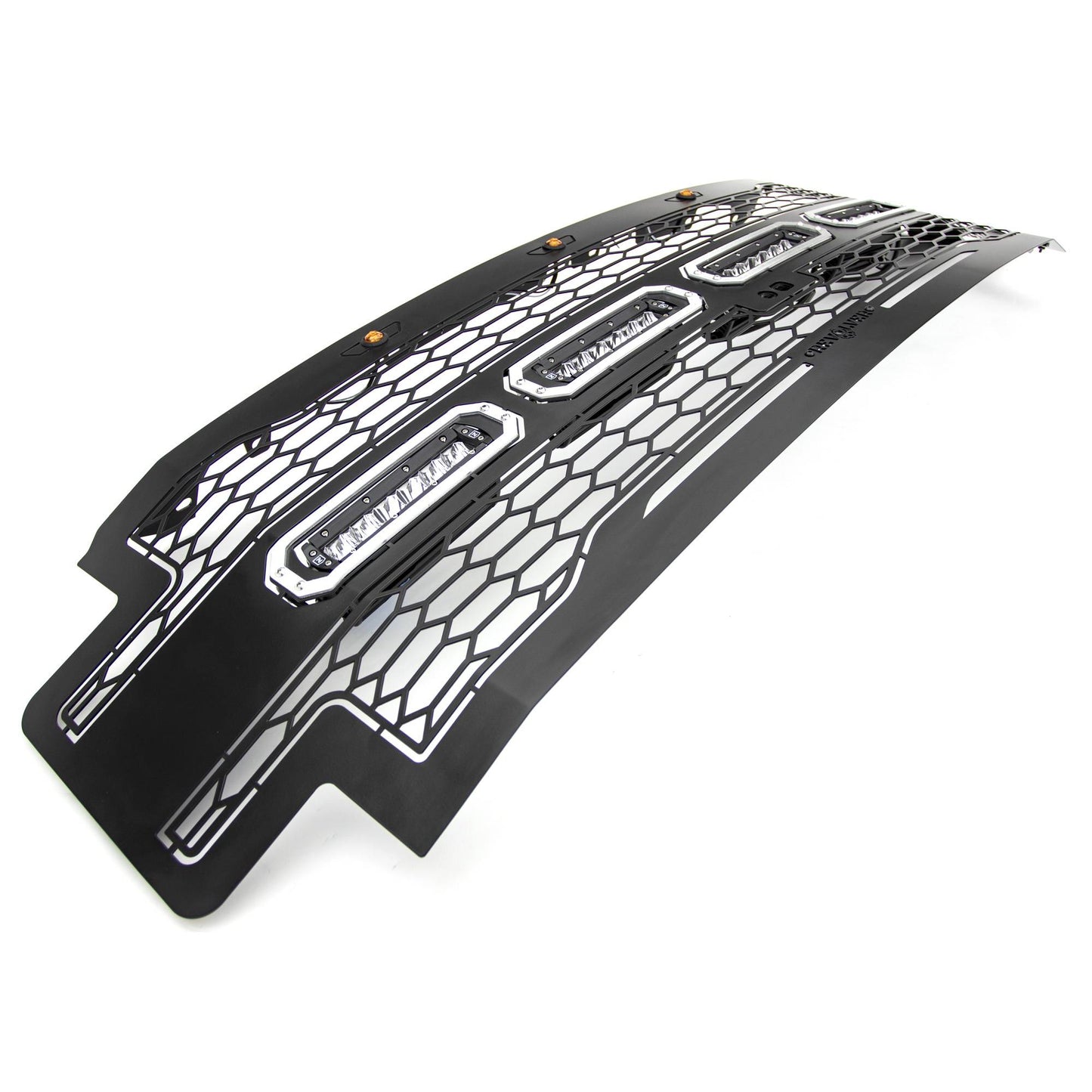 T-REX Grilles 6515631 Black Mild Steel Laser Cut Pattern Grille Fits 2017-2019 Ford F-250 F-350 F-450 F-550