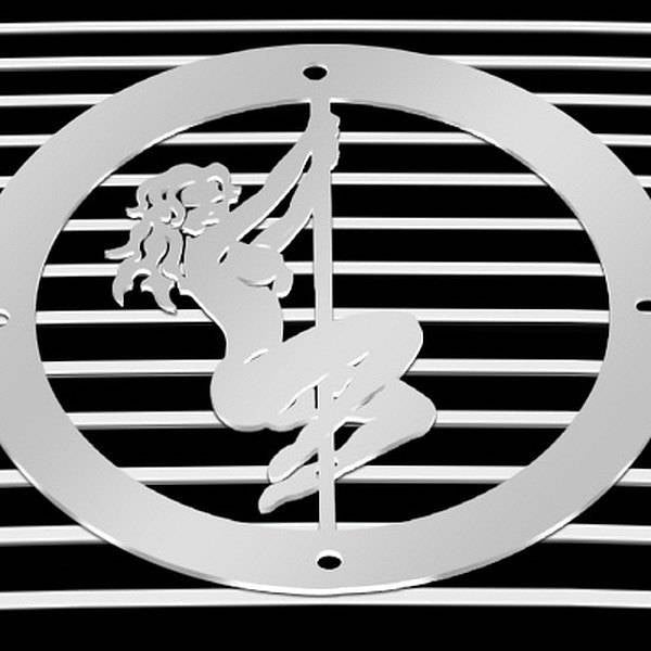 T-REX Grilles L1014 Polished Stainless Steel Badge