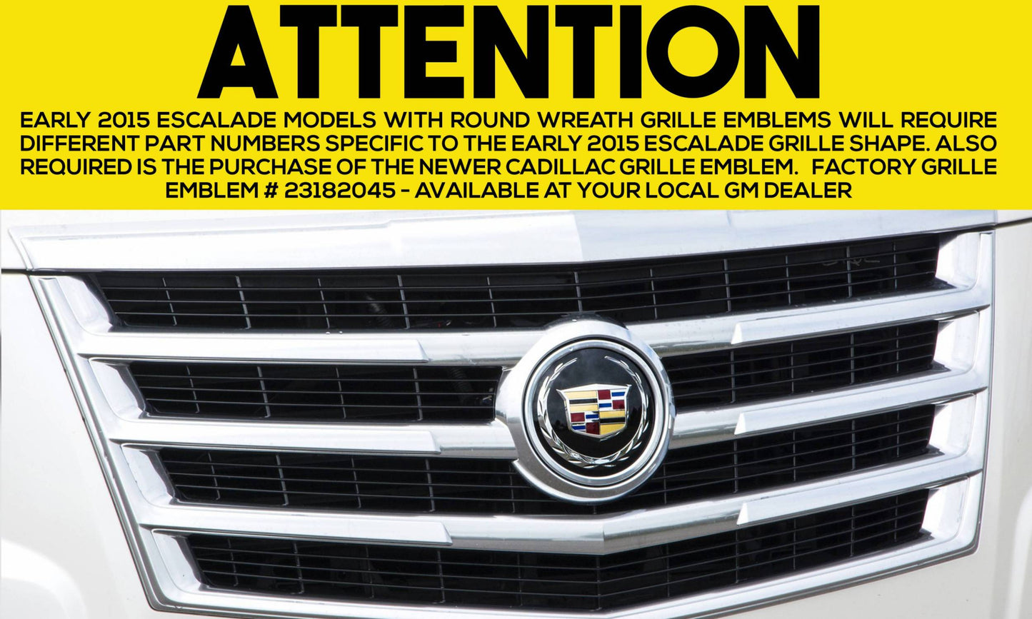 T-REX Grilles 56181 Chrome Stainless Steel Small Mesh Grille Fits 2015i-2020 Cadillac Escalade Escalade EXT Escalade ESV