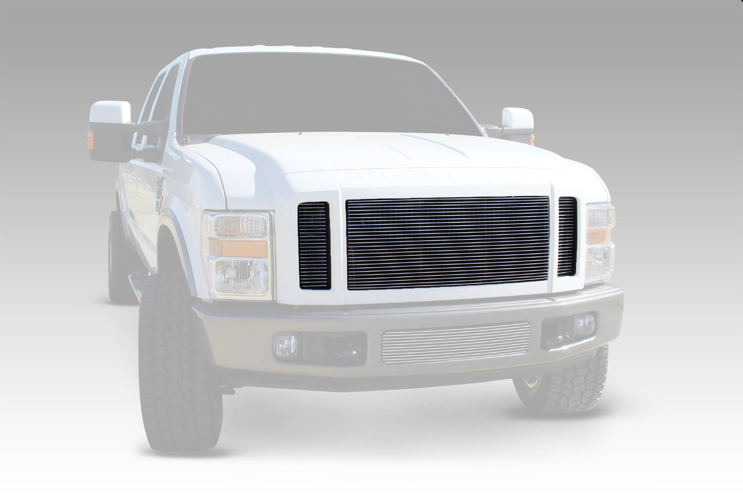 T-REX Grilles 20563 Polished Aluminum Horizontal Grille Fits 2008-2010 Ford F-250 F-350 F-450 F-550