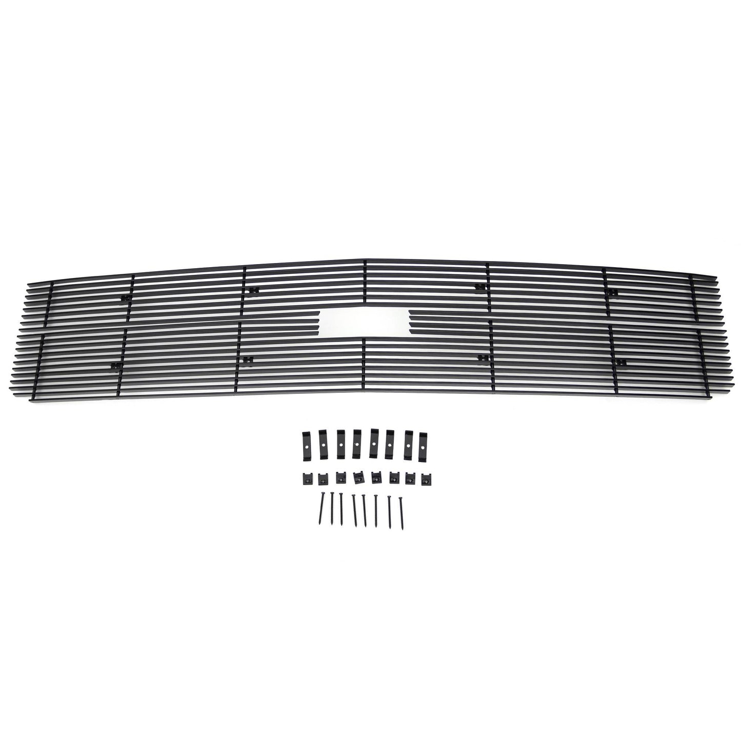 T-REX Grilles 21122B Black Aluminum Horizontal Grille Fits 2015-2019 Chevrolet Silverado 2500