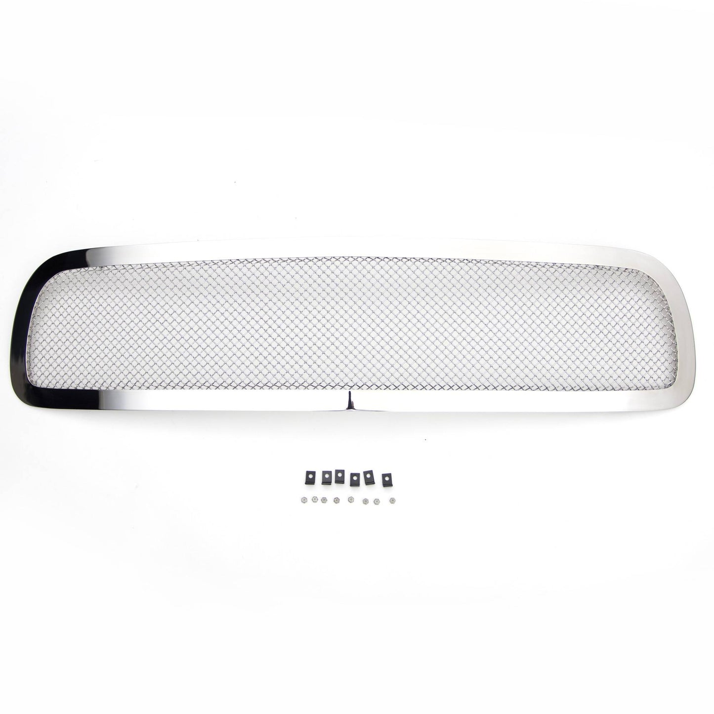 T-REX Grilles 54175 Polished Stainless Steel Small Mesh Grille Fits 1999-2002 GMC Sierra 1500 Sierra 2500 Sierra 3500