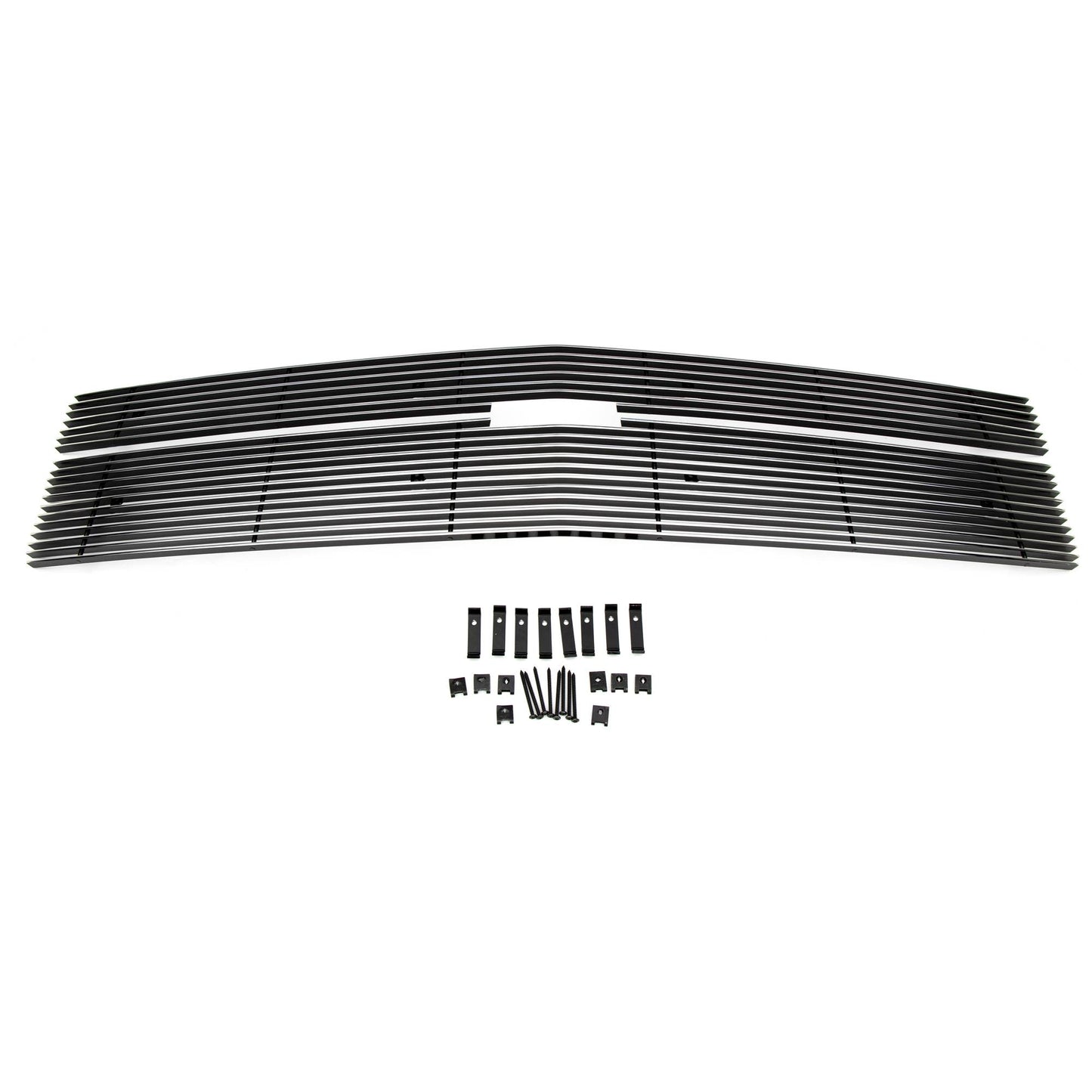 T-REX Grilles 21117 Polished Aluminum Horizontal Grille Fits 2014-2015 Chevrolet Silverado 1500 LT Silverado 1500 LTZ