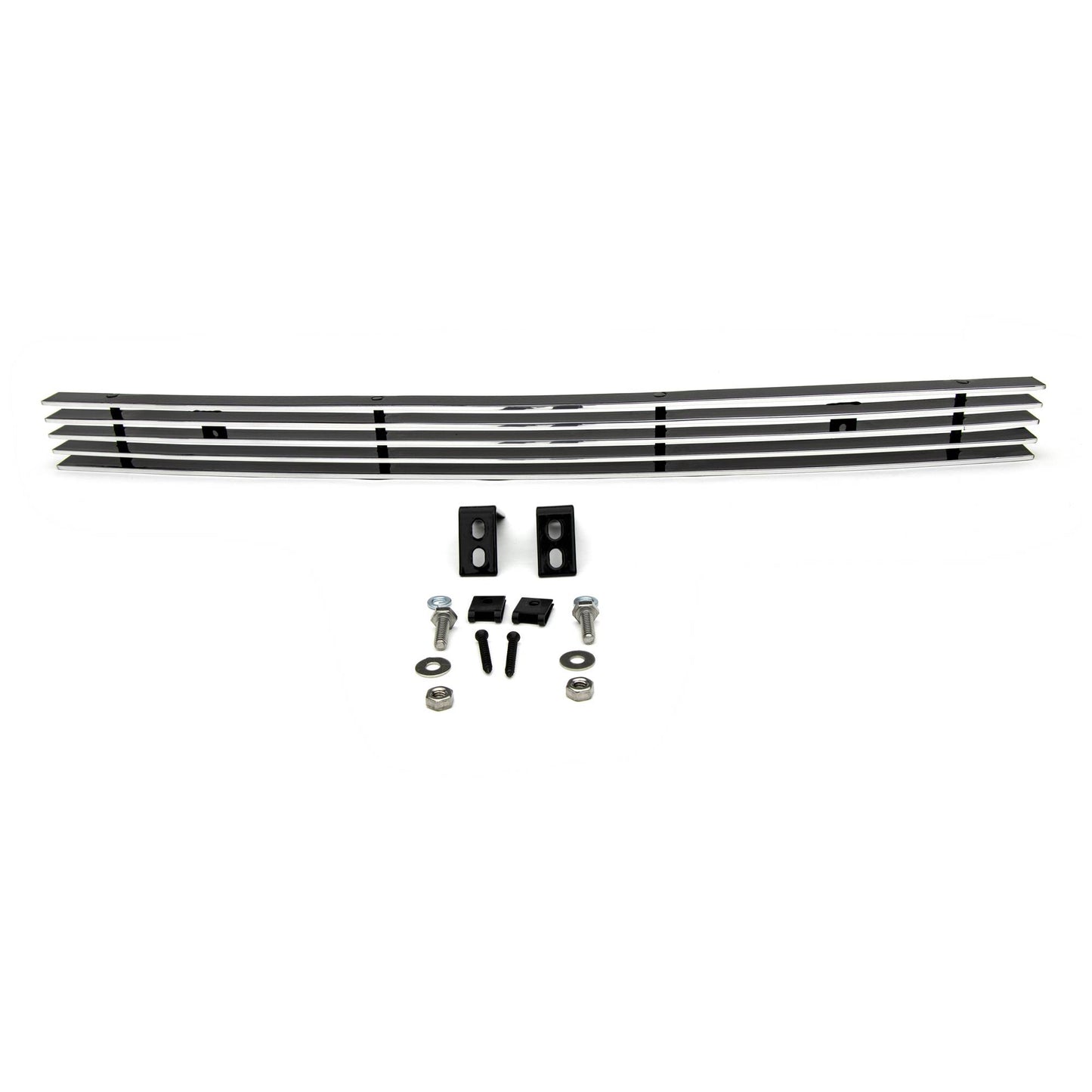 T-REX Grilles 25112 Polished Aluminum Horizontal Bumper Grille Fits 2009-2013 Chevrolet Silverado 1500
