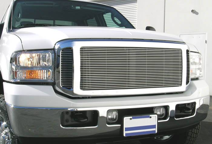 T-REX Grilles 20561 Polished Aluminum Horizontal Grille Fits 2005-2007 Ford F-250 F-350 F-450 F-550