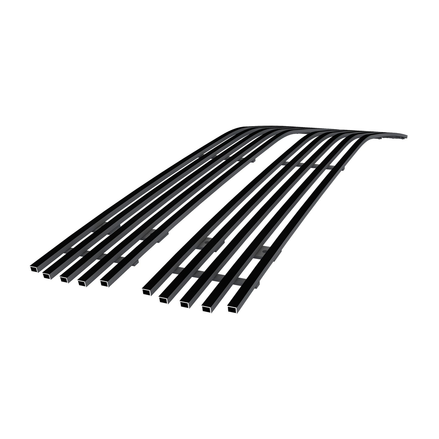 APS GR03FEG06J Main Upper Black Stainless Steel Billet Grille Fits 1994-1999 Chevy Blazer