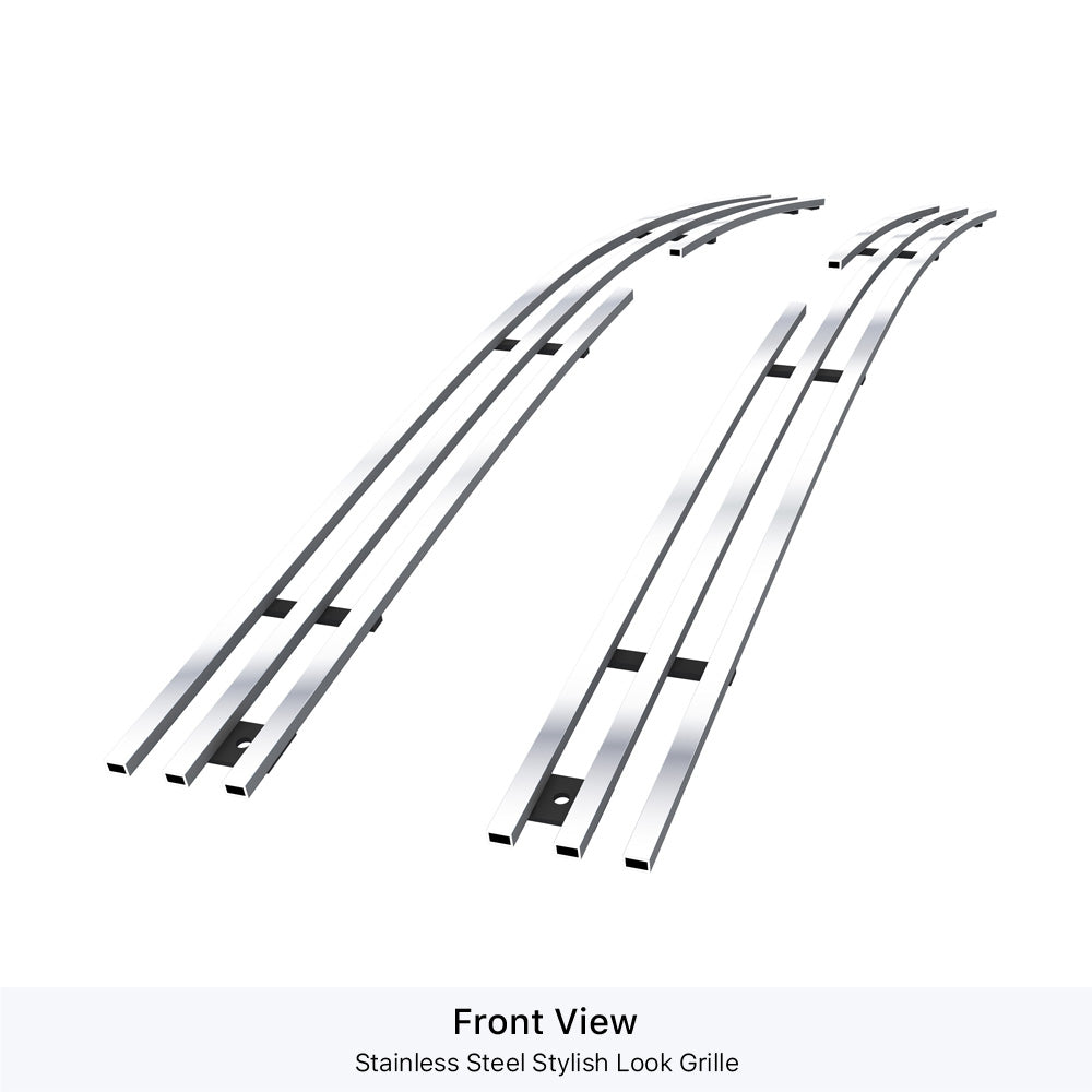 APS GR03FEG16S Main Upper Stainless Steel Billet Grille Fits 1994-1997 Chevy S-10