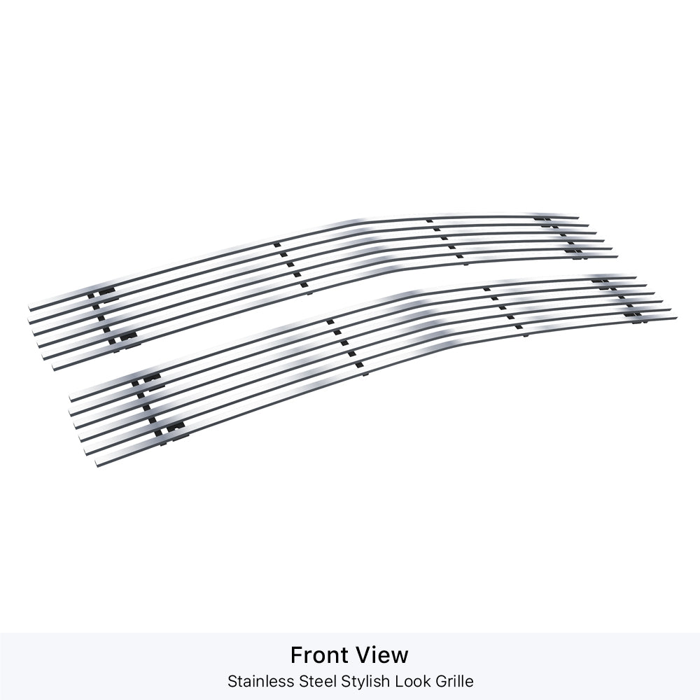 APS GR03FEG35S Main Upper Stainless Steel Billet Grille Fits 1994-1999 Chevy Blazer