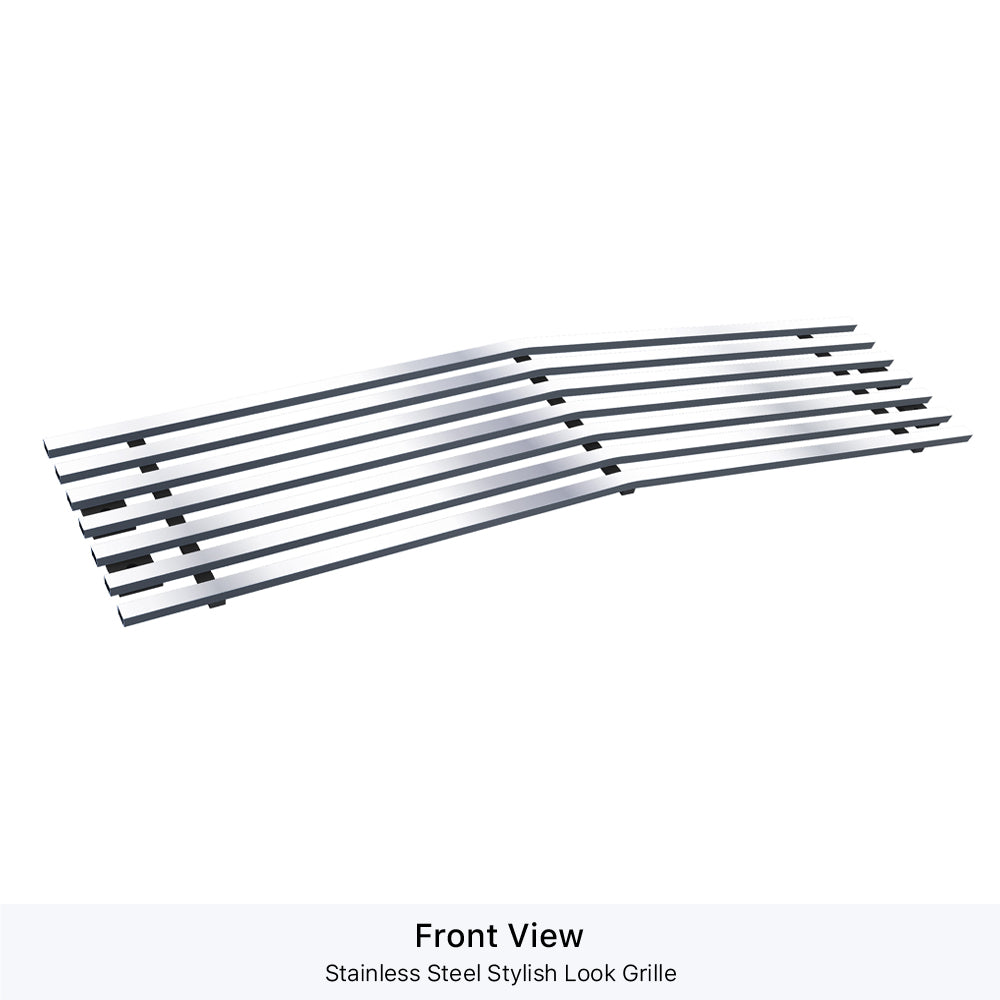 APS GR03FFC19S Lower Bumper Stainless Steel Billet Grille Fits 2015-2019 Chevy Silverado 2500 HD