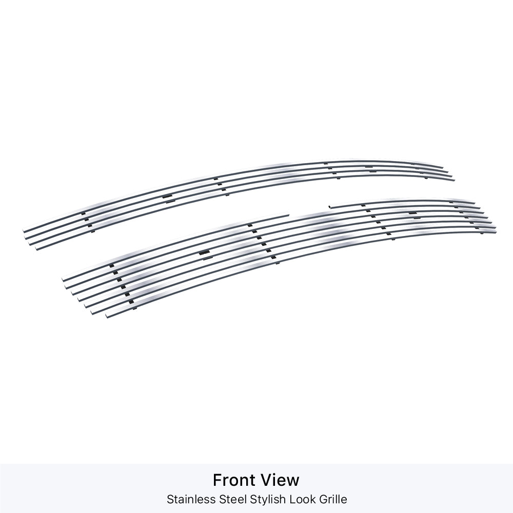 APS GR03FFD51S Main Upper Stainless Steel Billet Grille Fits 2007-2014 Chevy Avalanche