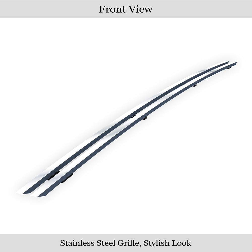 APS GR03FFE69S Top Bumper Stainless Steel Billet Grille Fits 1999-2002 Chevy Silverado 1500