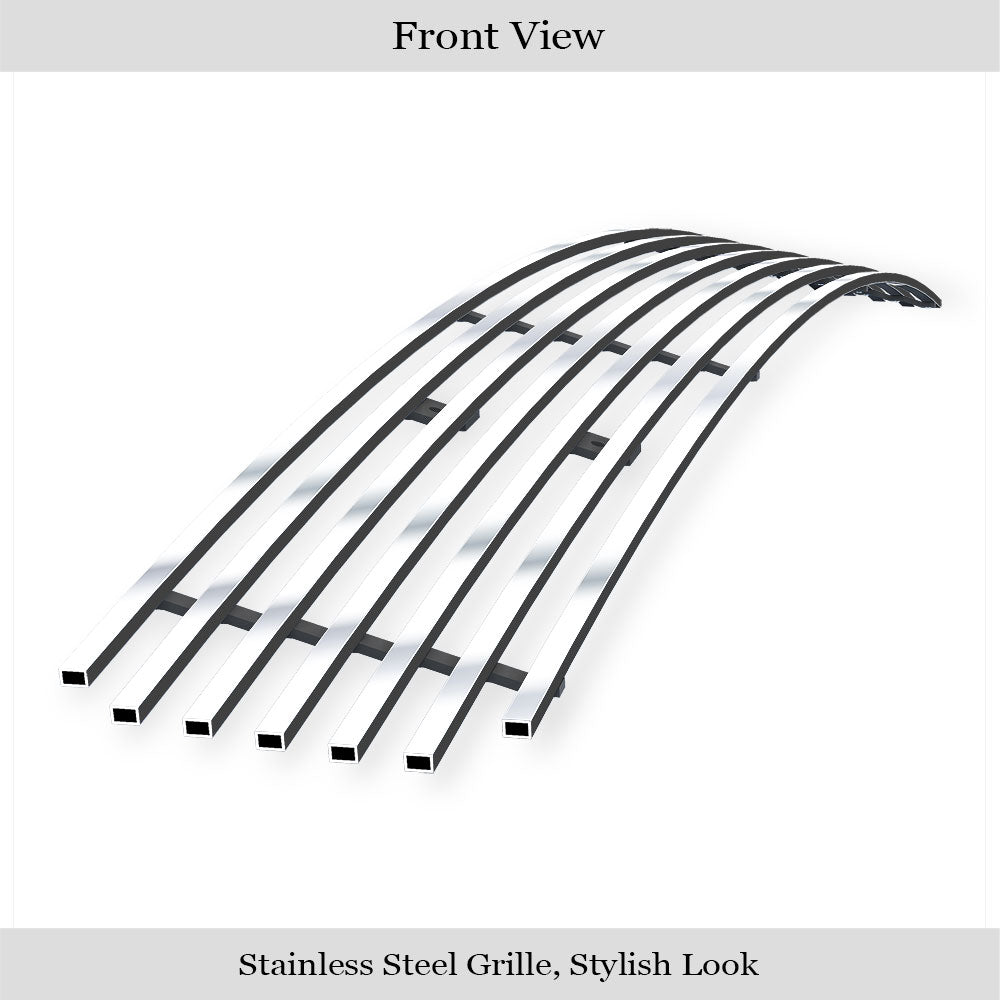 APS GR03FFE88S Lower Bumper Stainless Steel Billet Grille Fits 2007-2010 Chevy Silverado 2500 HD