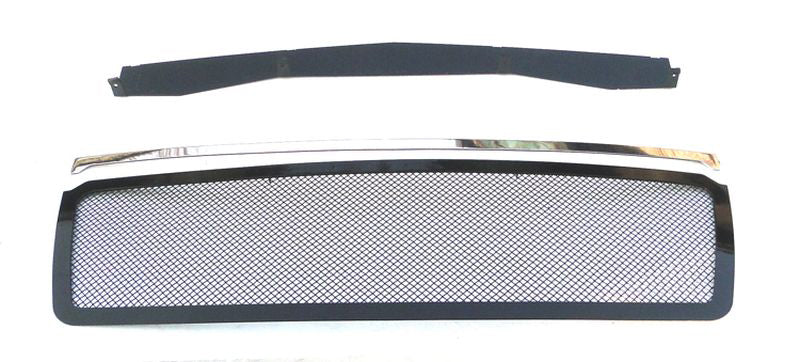 APS GR03GEB28H Main Upper Black Wire Mesh Grille Fits 2007-2013 Chevy Avalanche