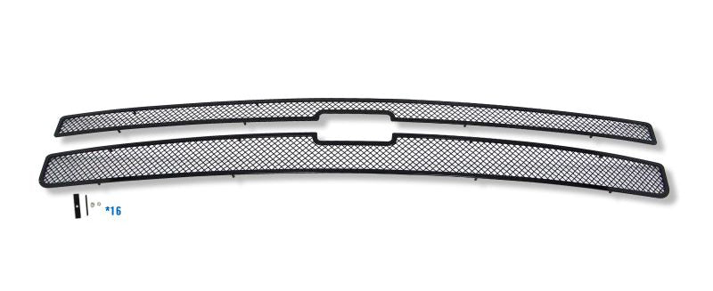 APS GR03GEG66H Main Upper Black Wire Mesh Grille Fits 2007-2013 Chevy Silverado 1500