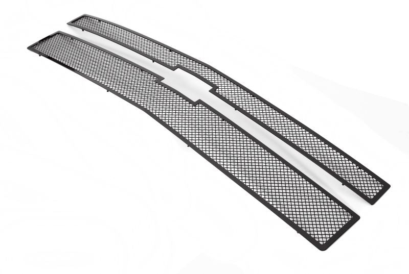 APS GR03GEI50H Main Upper Black Wire Mesh Grille Fits 2014-2015 Chevy Silverado 1500