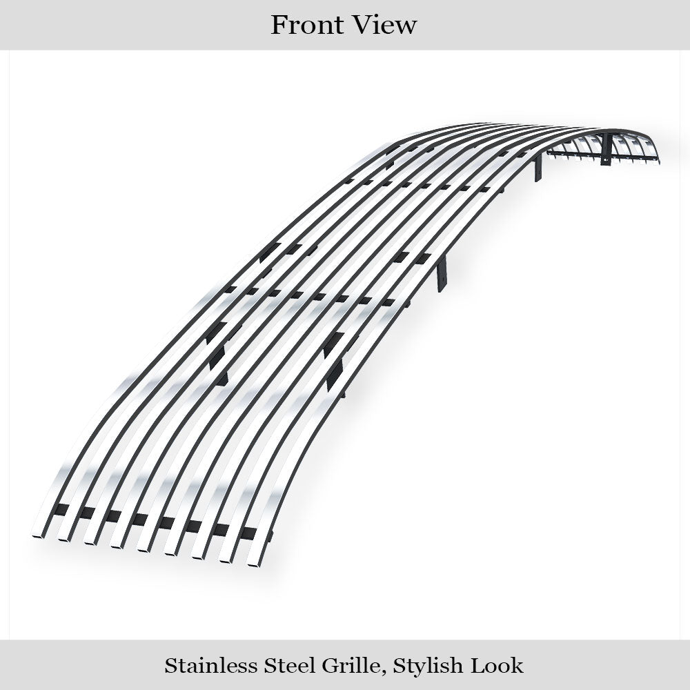 APS GR03HEB33S Main Upper Stainless Steel Billet Grille Fits 1994-1997 Chevy Blazer