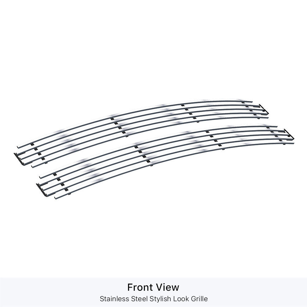 APS GR03HEJ11S Main Upper Stainless Steel Billet Grille Fits 1994-1999 Chevy Blazer