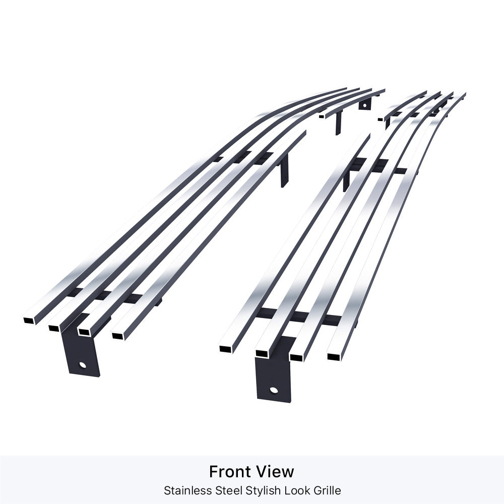 APS GR03HEJ42S Main Upper Stainless Steel Billet Grille Fits 1991-1992 Chevy S-10