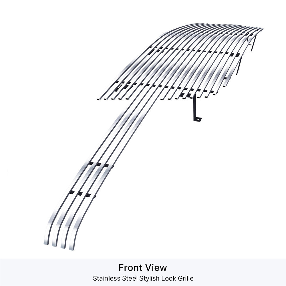 APS GR03HFH18S Main Upper Stainless Steel Billet Grille Fits 2005-2006 Chevy Silverado 2500