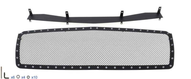 APS GR03LEB28H Main Upper Rivet Grille Fits 2007-2013 Chevy Avalanche