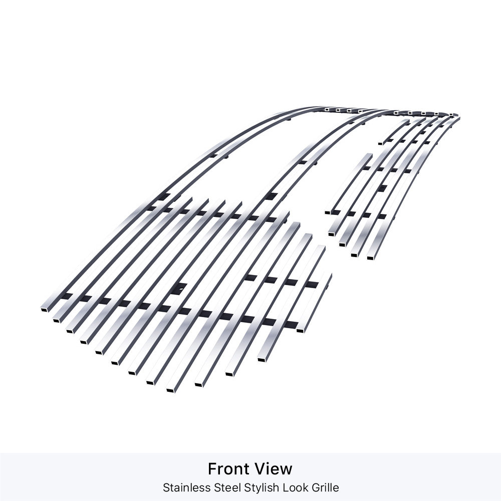 APS GR04FEB31S Main Upper Stainless Steel Billet Grille Fits 2021-2023 Ram 1500
