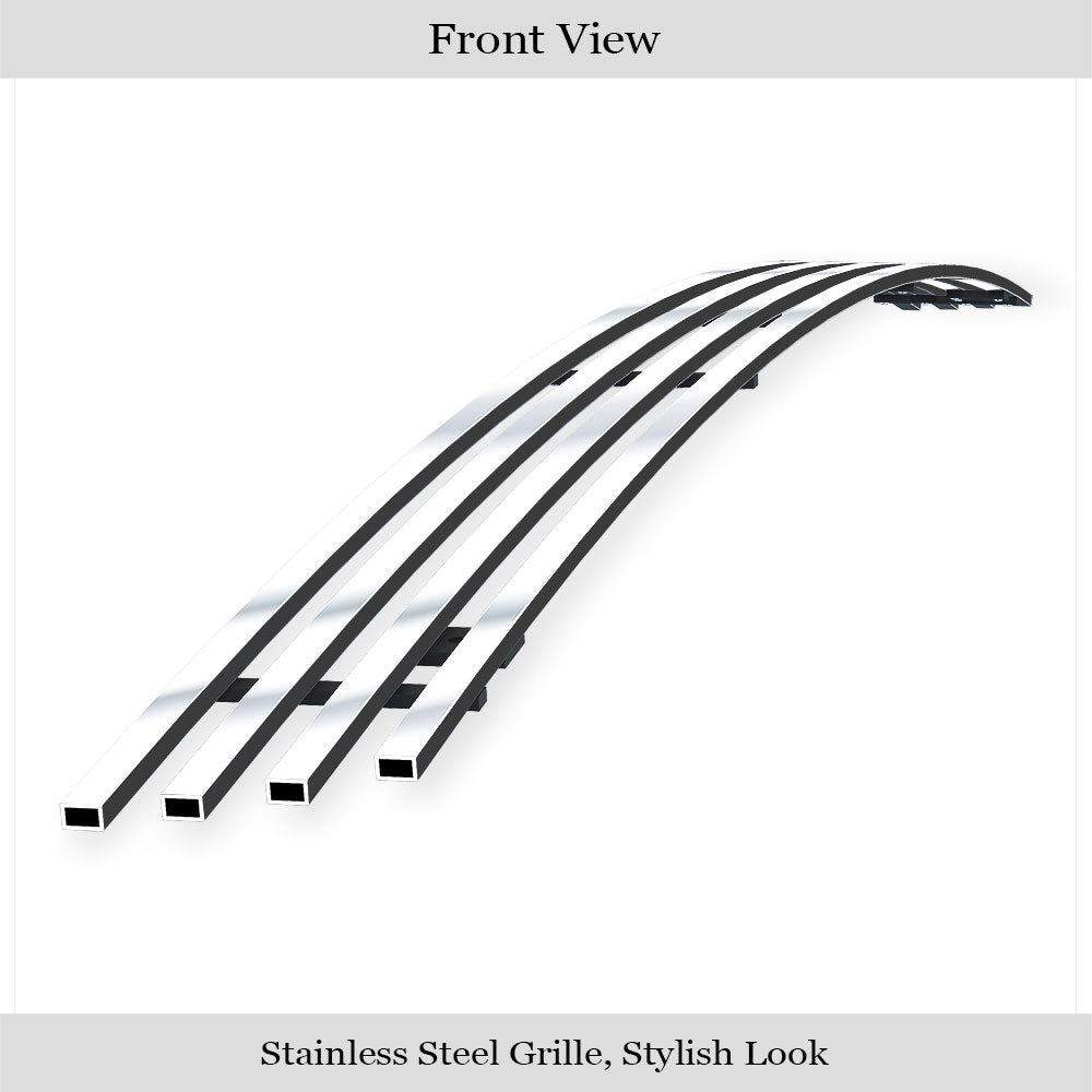 APS GR04FEC75S Lower Bumper Stainless Steel Billet Grille Fits 2002-2008 Dodge Ram