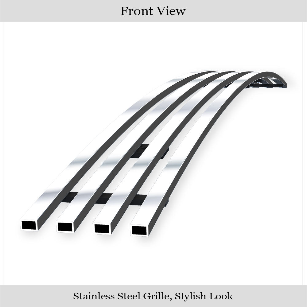 APS GR04FEG33S Lower Bumper Stainless Steel Billet Grille Fits 2006-2008 Dodge Ram