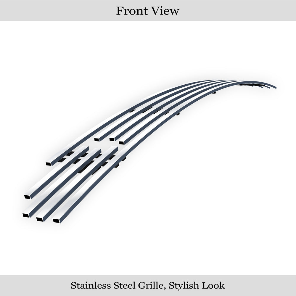 APS GR04FEJ21S Lower Bumper Stainless Steel Billet Grille Fits 2019-2023 Ram 1500