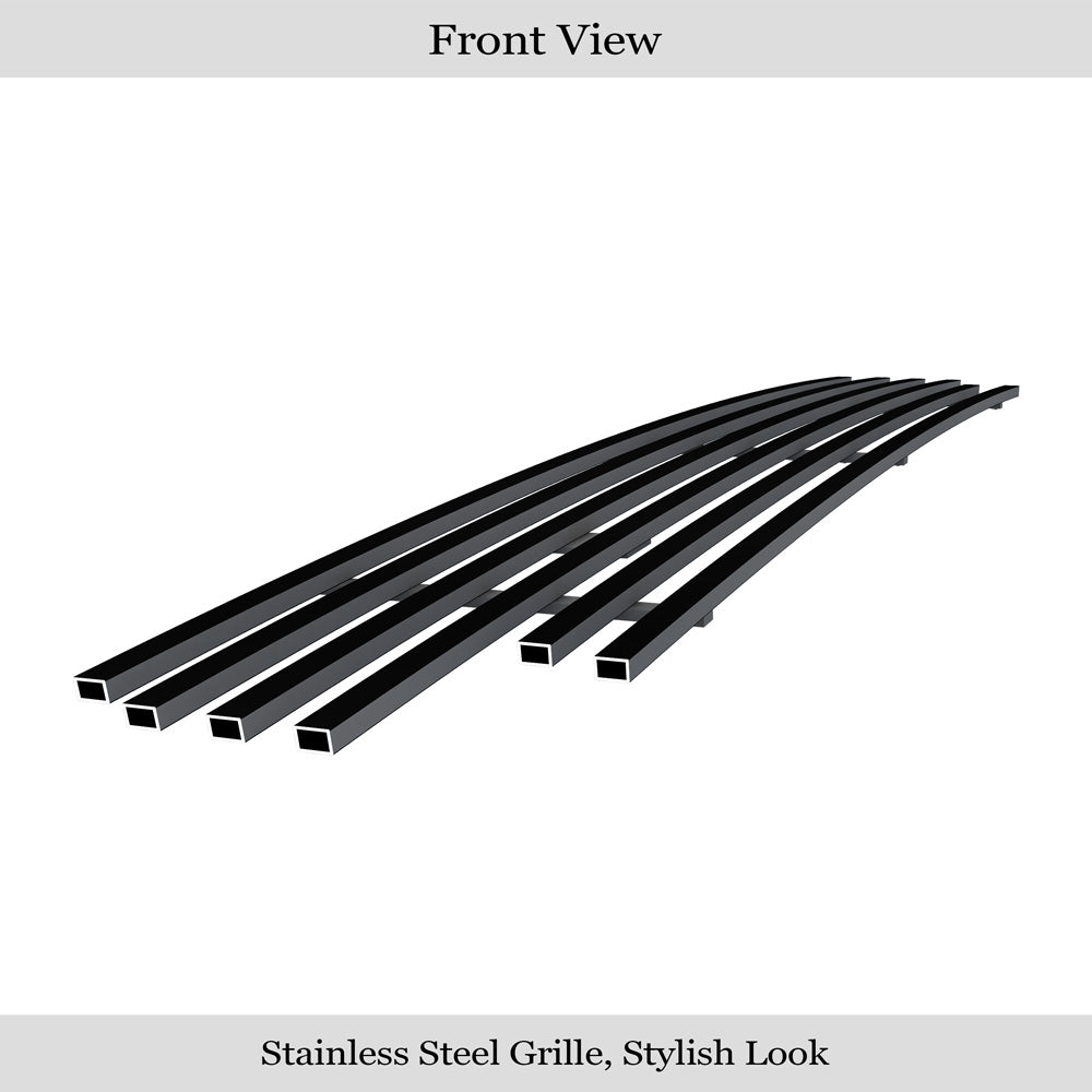 APS GR04FEJ22J Lower Bumper Black Stainless Steel Billet Grille Fits 2019-2023 Ram 2500