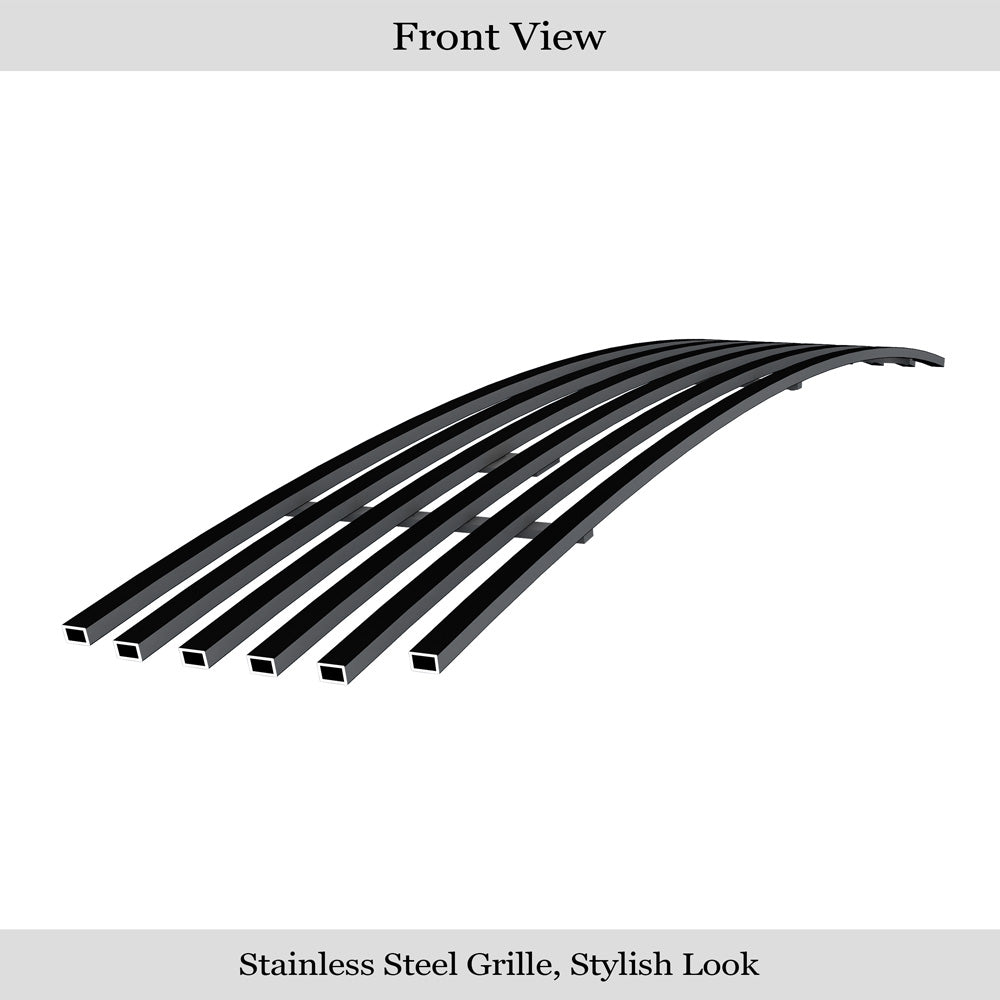 APS GR04FEJ32J Lower Bumper Black Stainless Steel Billet Grille Fits 2019-2023 Ram 2500
