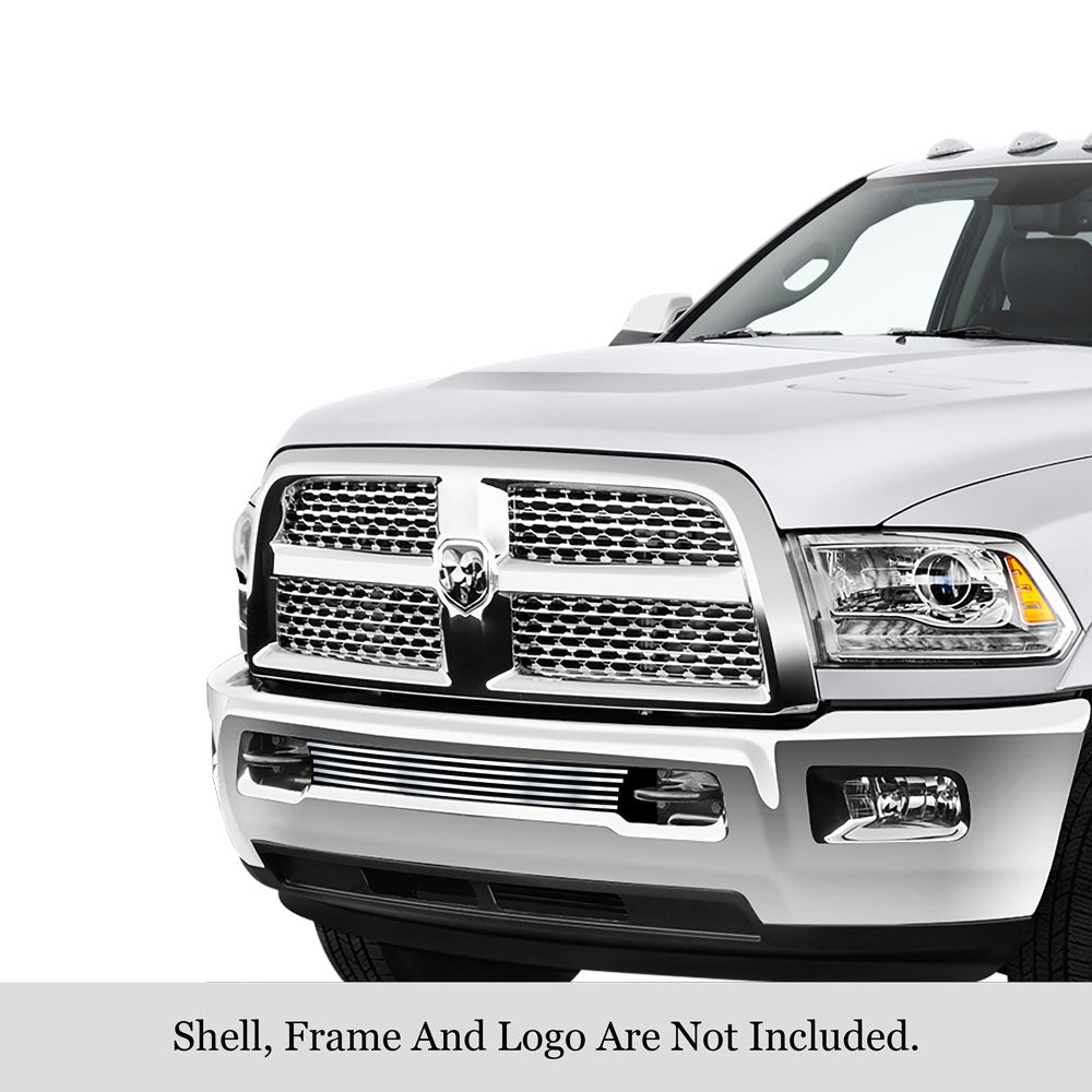 APS GR04FFC32S Lower Bumper Stainless Steel Billet Grille Fits 2010-2018 Ram 2500