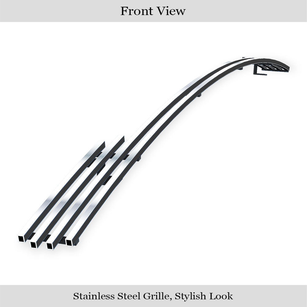 APS GR04FFG25S Lower Bumper Stainless Steel Billet Grille Fits 2009-2010 Dodge Ram 1500