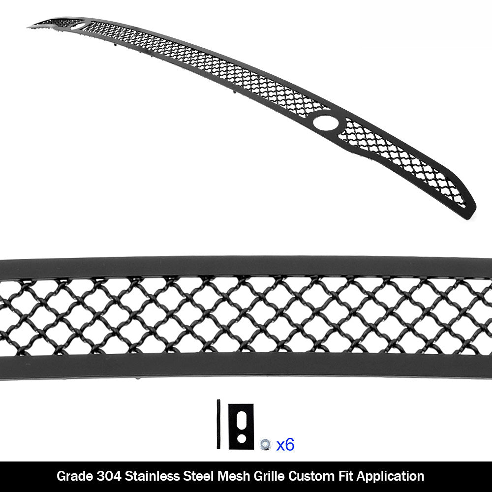 APS GR04GEB05K Lower Bumper Black Wire Mesh Grille Fits 2019-2023 Ram 1500