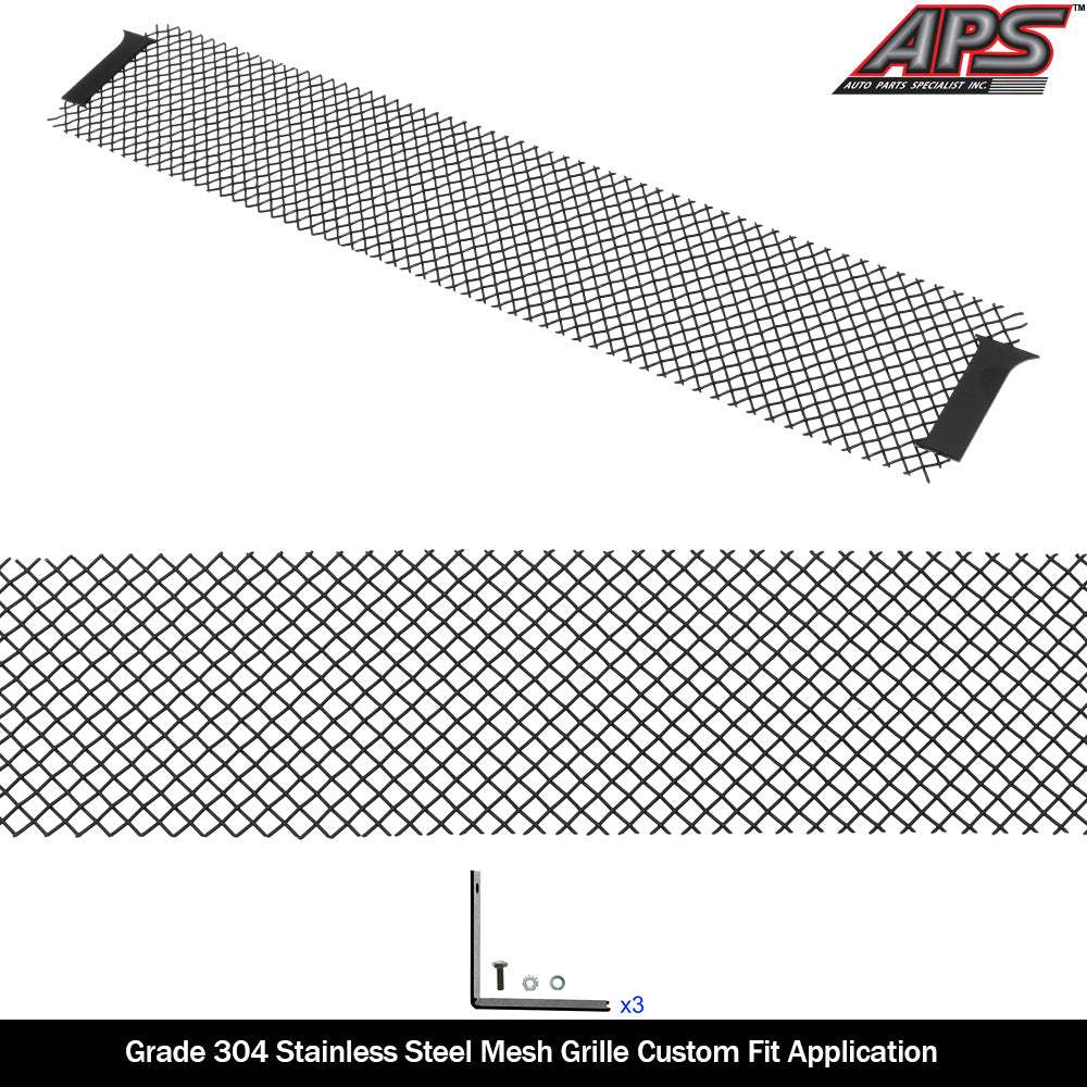APS GR04GFC32G Lower Bumper Black Wire Mesh Grille Fits 2010-2018 Ram 2500