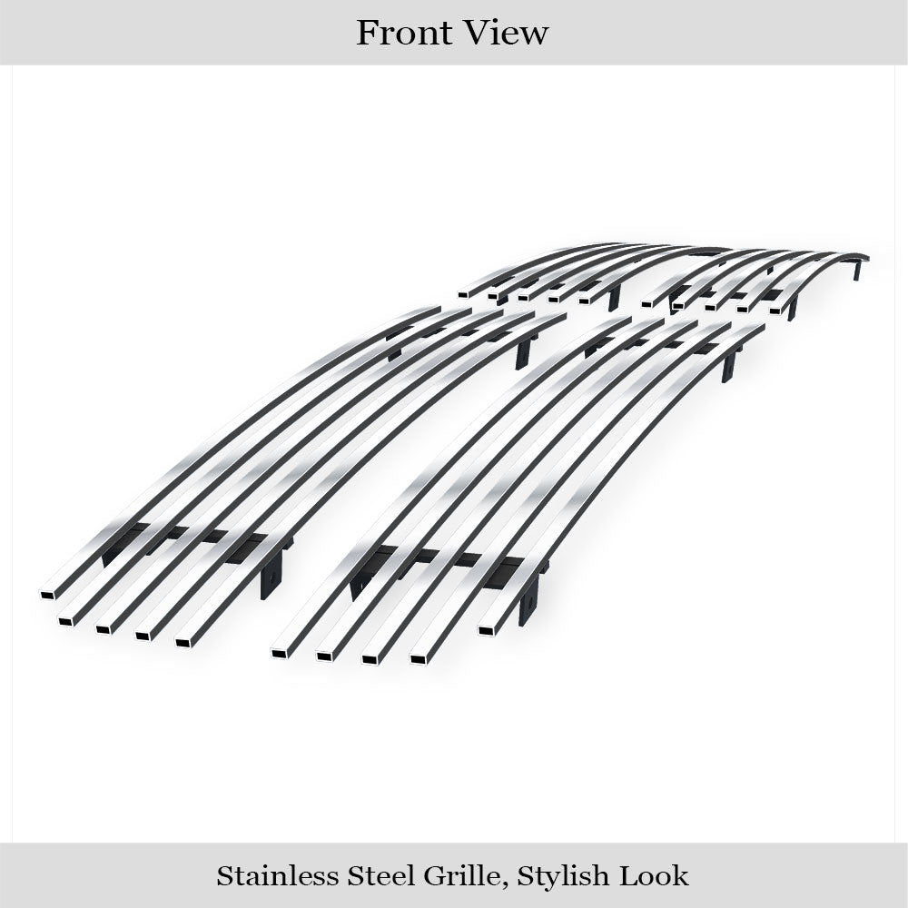 APS GR04HEJ74S Main Upper Stainless Steel Billet Grille Fits 1999-2001 Dodge Ram