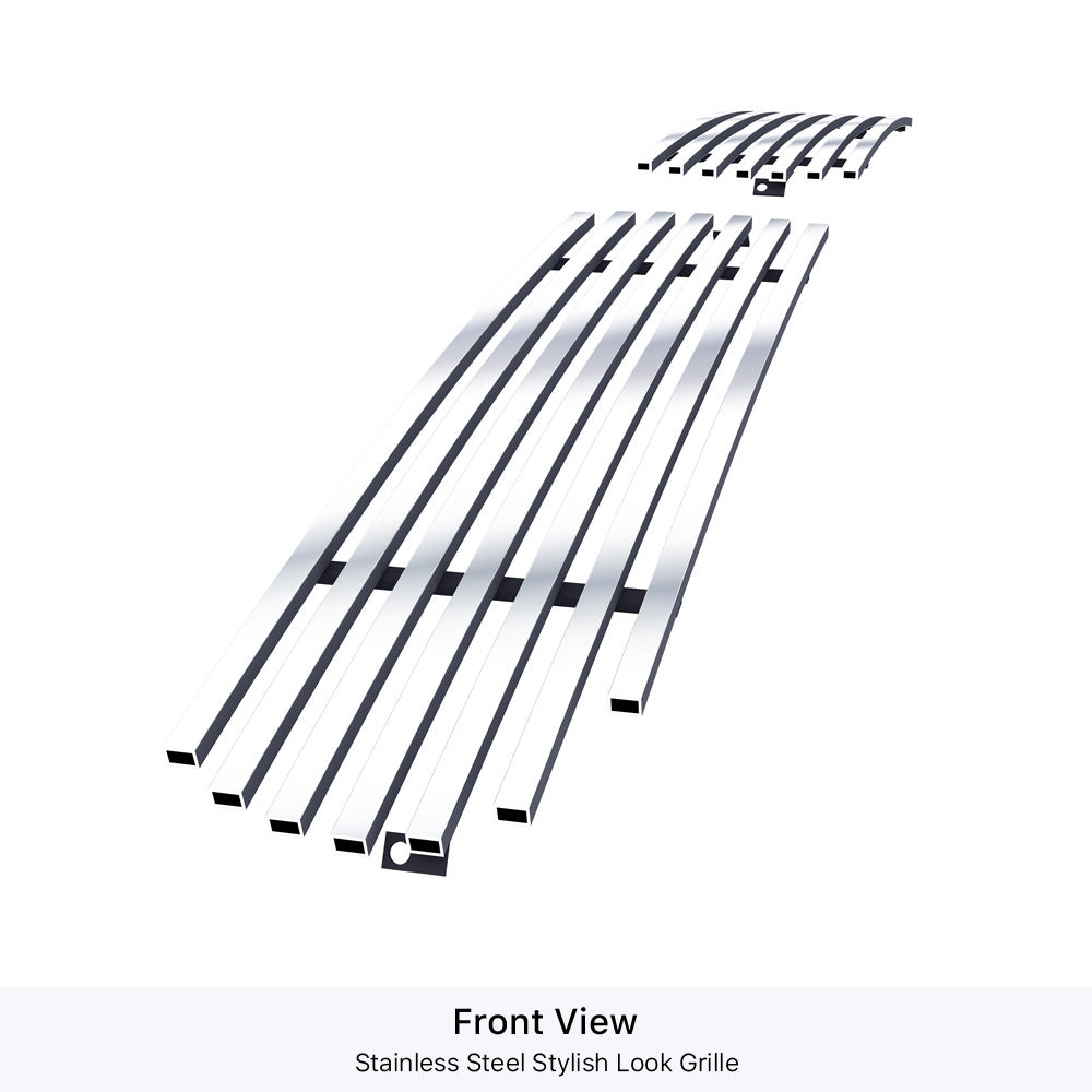 APS GR04HEJ75S Lower Bumper Stainless Steel Billet Grille Fits 1999-2001 Dodge Ram