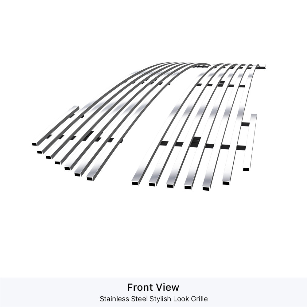 APS GR06FEA54S Main Upper Stainless Steel Billet Grille Fits 2017-2020 Ford F-150