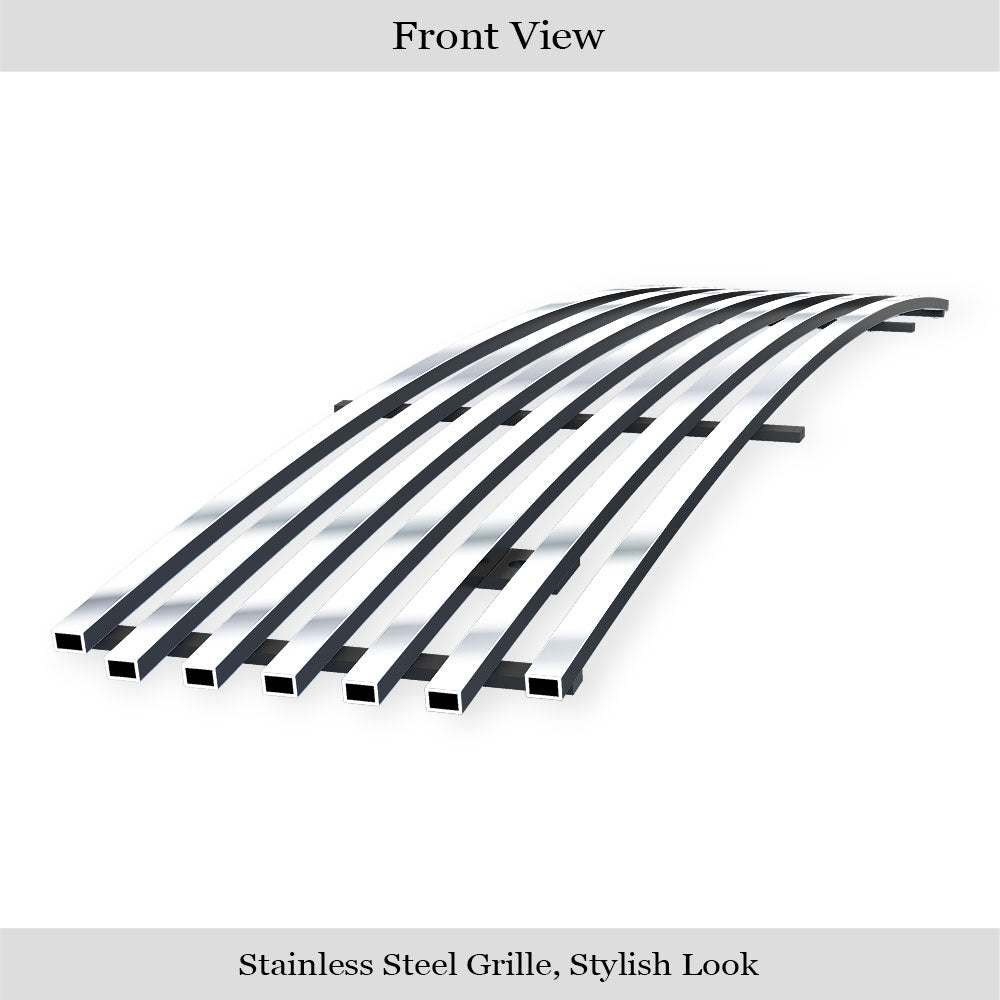APS GR06FEC28S Lower Bumper Stainless Steel Billet Grille Fits 2008-2010 Ford F-250
