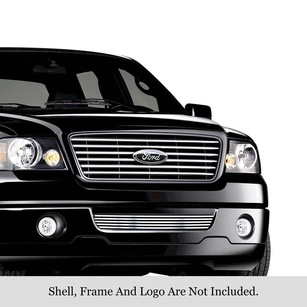 APS GR06FEC52S Lower Bumper Stainless Steel Billet Grille Fits 2006-2008 Ford F-150