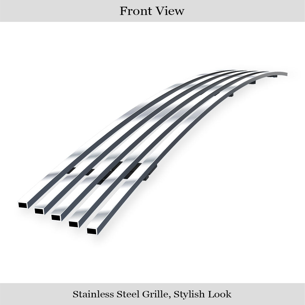 APS GR06FEC52S Lower Bumper Stainless Steel Billet Grille Fits 2006-2008 Ford F-150