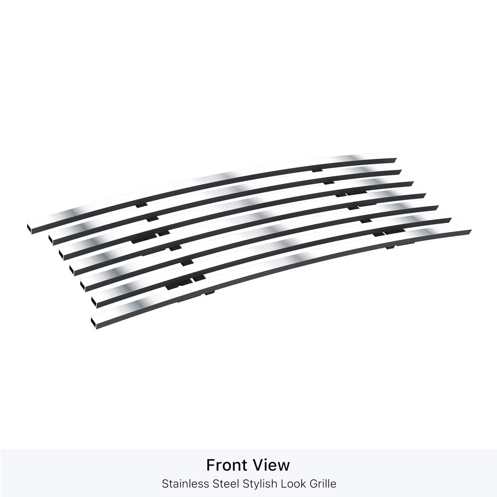APS GR06FEC56S Lower Bumper Stainless Steel Billet Grille Fits 2005-2007 Ford Excursion