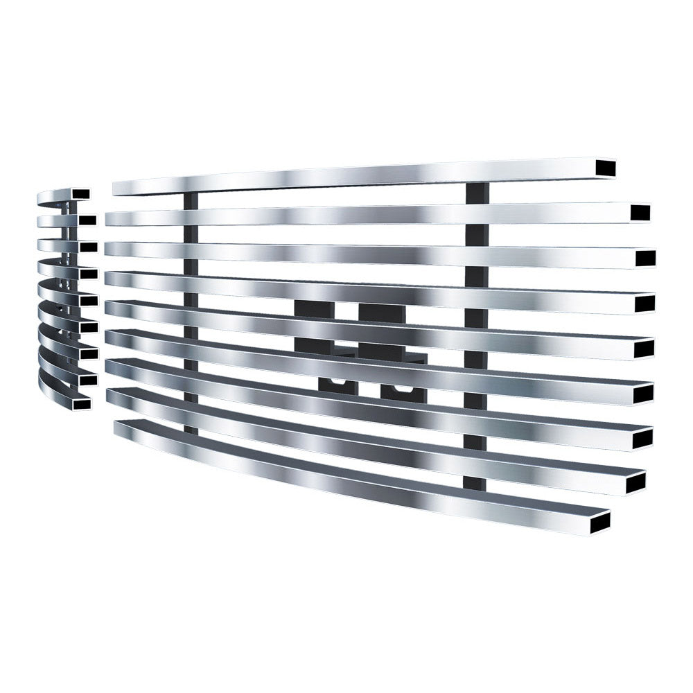 APS GR06FEC57C Tow Hook Stainless Steel Billet Grille Fits 2005-2007 Ford Excursion